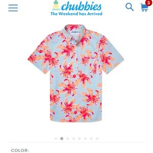 Chubbies button up men’s medium